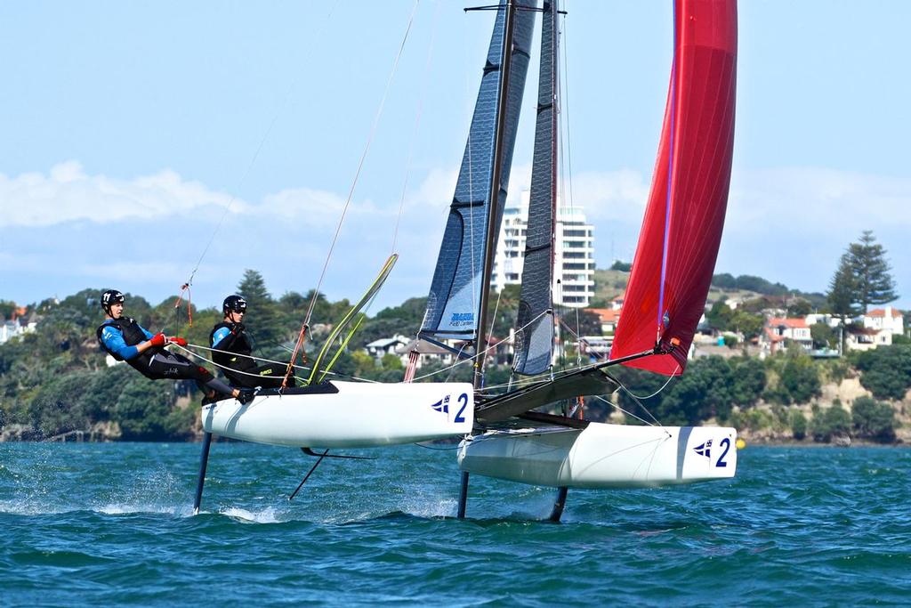 Nacra 20 - December 6, 2017, Waitemata Harbour © Richard Gladwell www.photosport.co.nz